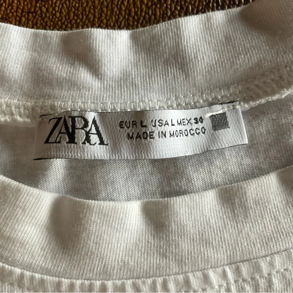 ZARA, Bows t-shirt, size Large - Picture 6 of 9